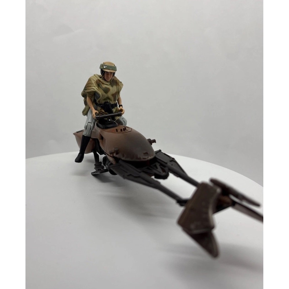 Star Wars POTF SPEEDER BIKE + LUKE SKYWALKER ENDOR 1995 TONKA Figure